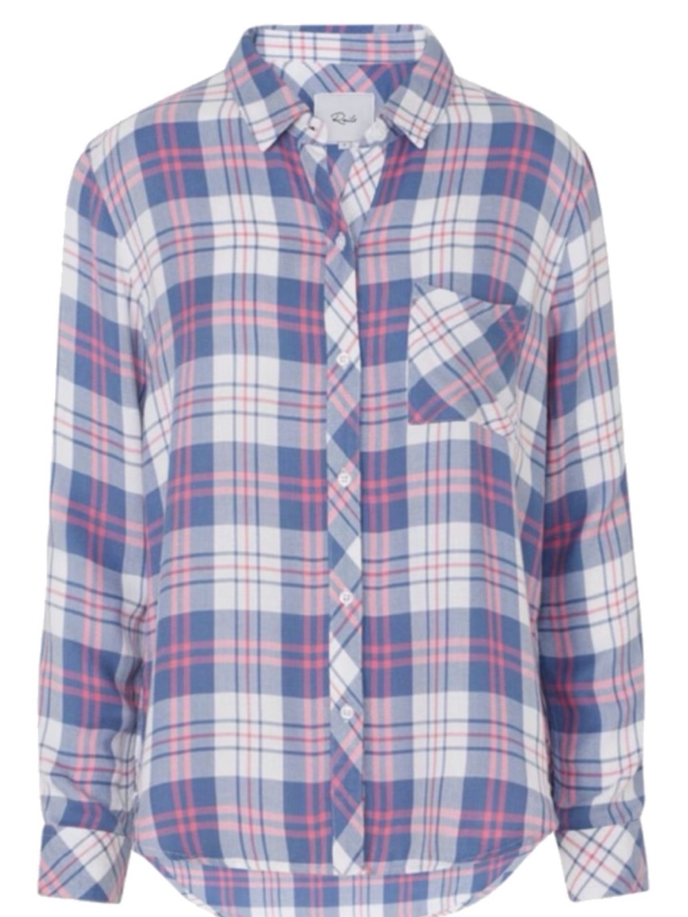 Rails Hunter Plaid Button Down Shirt in Watermelon Coast White Medium